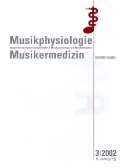 Deutschland - Musikphysiologie und Musikermedizin, September 2002 - Magazin der Deutschen Gesellschaft für Musikphysiologie und Musikermedizin (DGfMM) - Üben im Flow - das Geheimnis der Meister